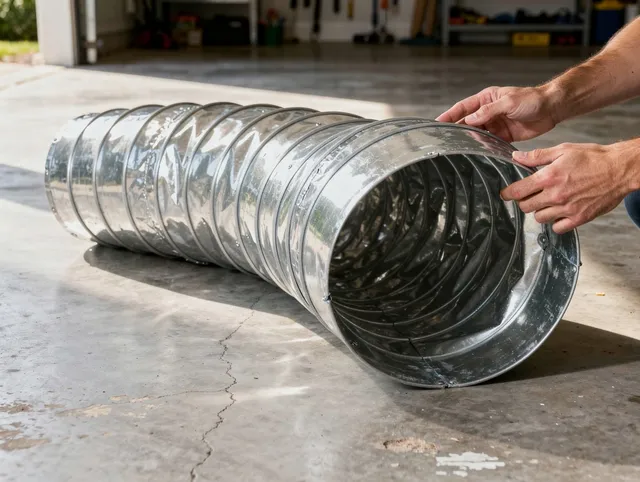 Old Saybrook Dryer Vent Cleaning specialist using advanced equipment for thorough duct cleaning in Old Saybrook