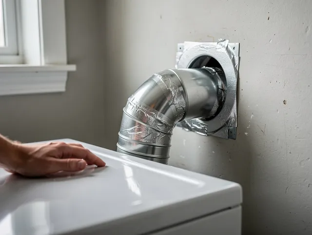 Old Saybrook Dryer Vent Cleaning expert performing professional dryer vent repair and installation in Old Saybrook